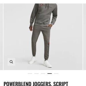 Champion Gray Sweatpants Athletic Fit
